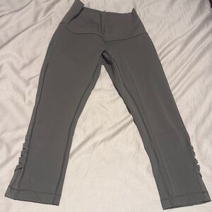 Lululemon 8. Capri Leggings olive green high waist